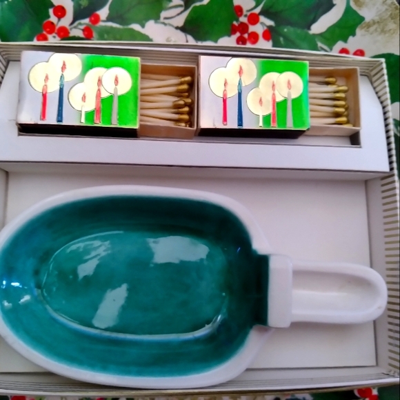 Vintage Matches and Dish Made in Italy - Picture 2 of 2